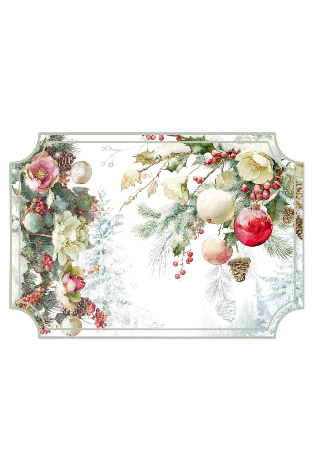 Giardino D'Inverno Tovaglietta Americana Vinile