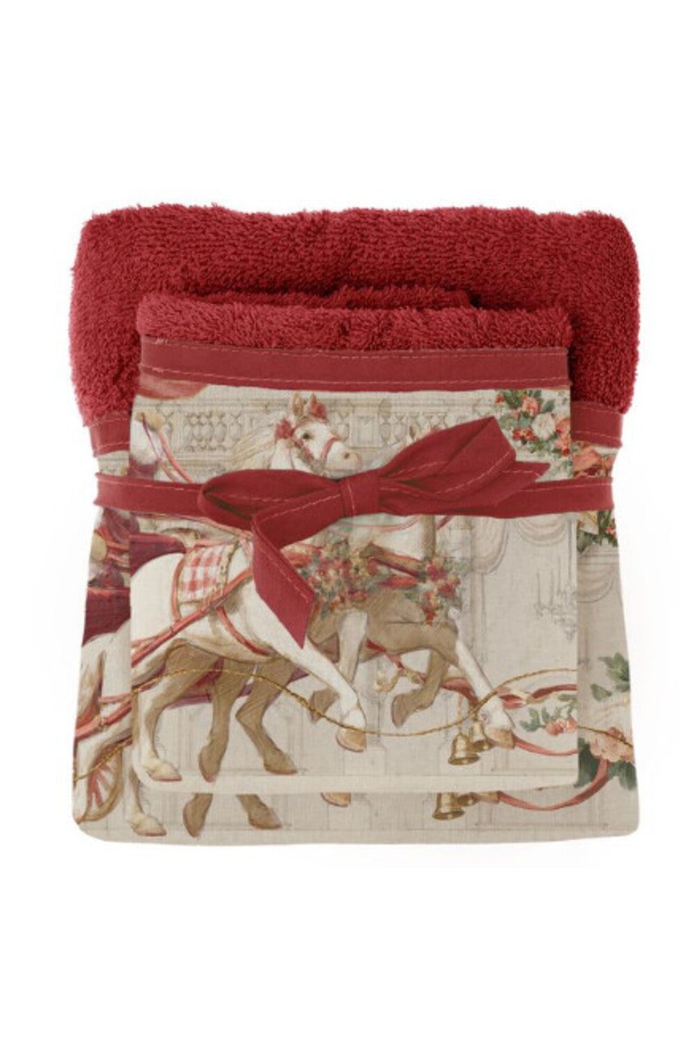 Calessi E Calessini Coppia Spugna Rosso