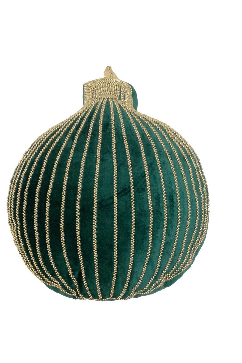 Noel Elegance Cuscino Palla Verde
