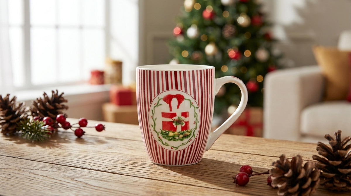 Magic Noel Tazza Rosso Regalo - Orizzontale
