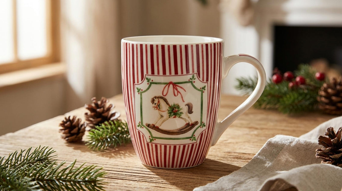 Magic Noel Tazza Rosso Cavallo - Orizzontale