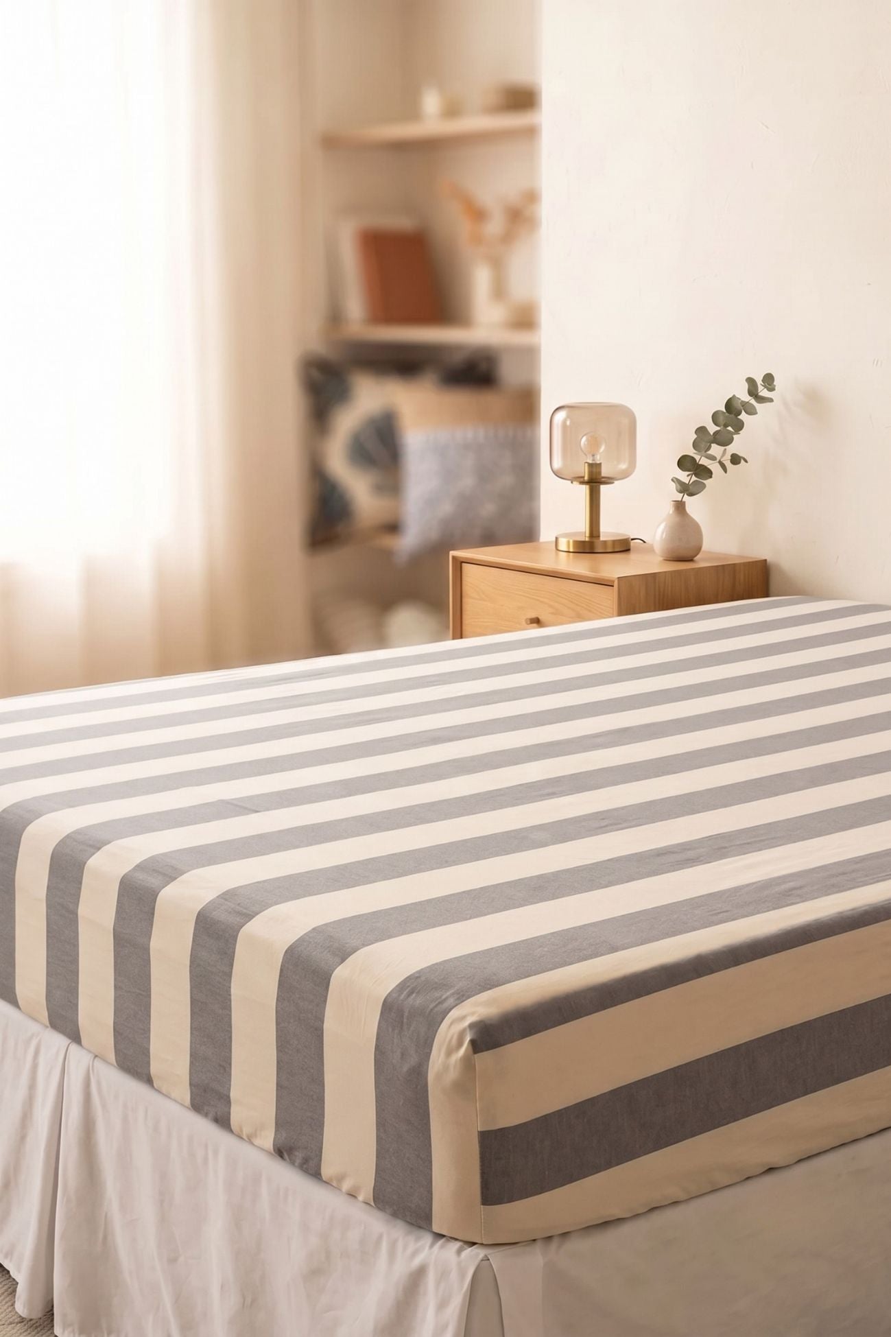 Natura Lenzuolo Inferiore Ermes Grigio