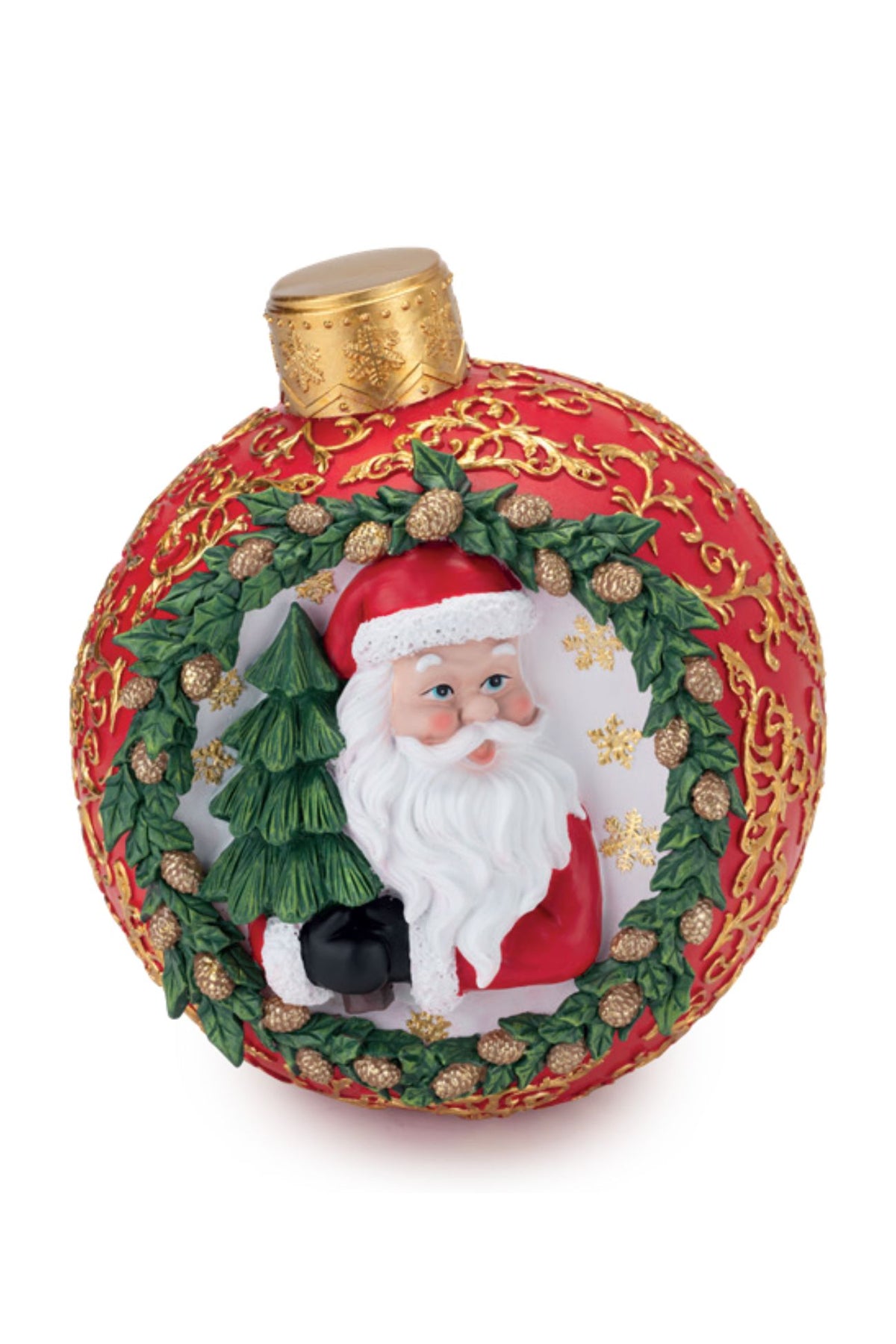 Rosso Natale Sfera Babbo Natale Rossa Grande