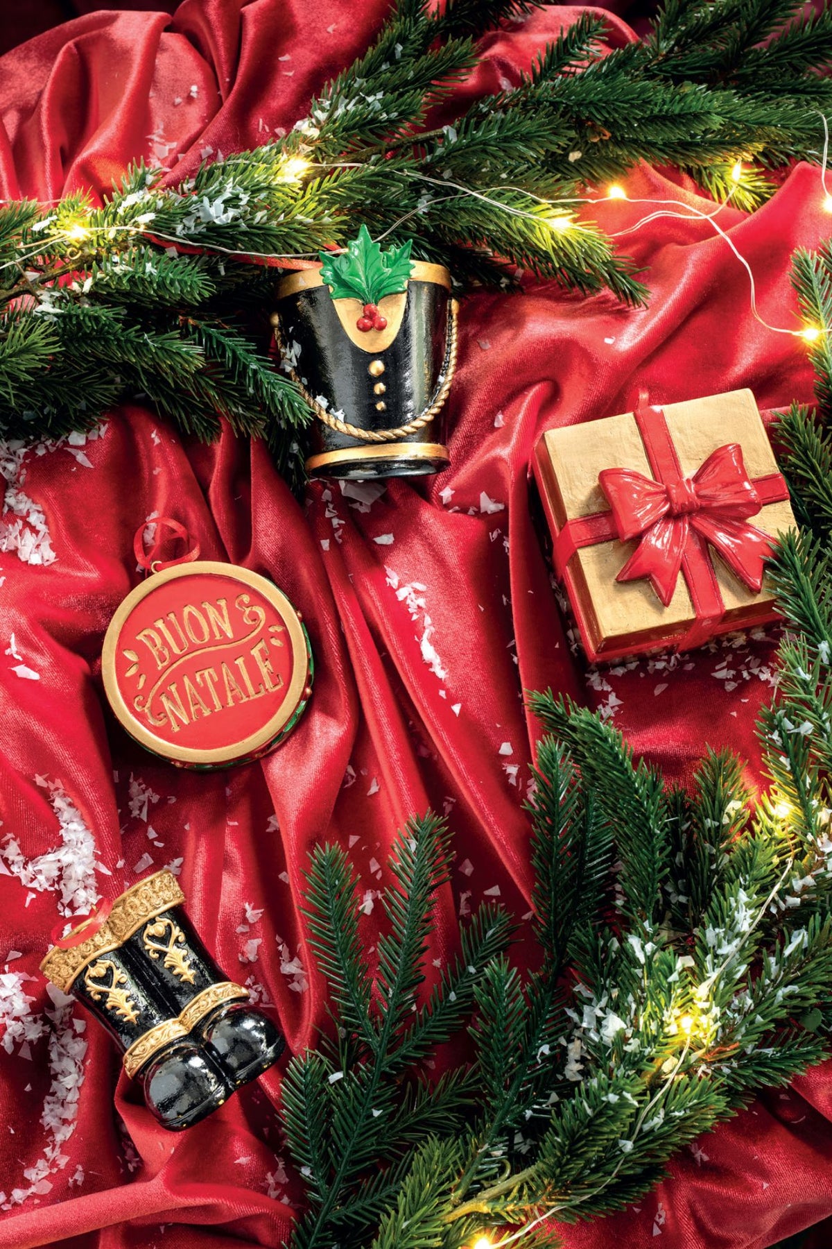 Gocce Brillanti Set 4 Decorazioni Albero