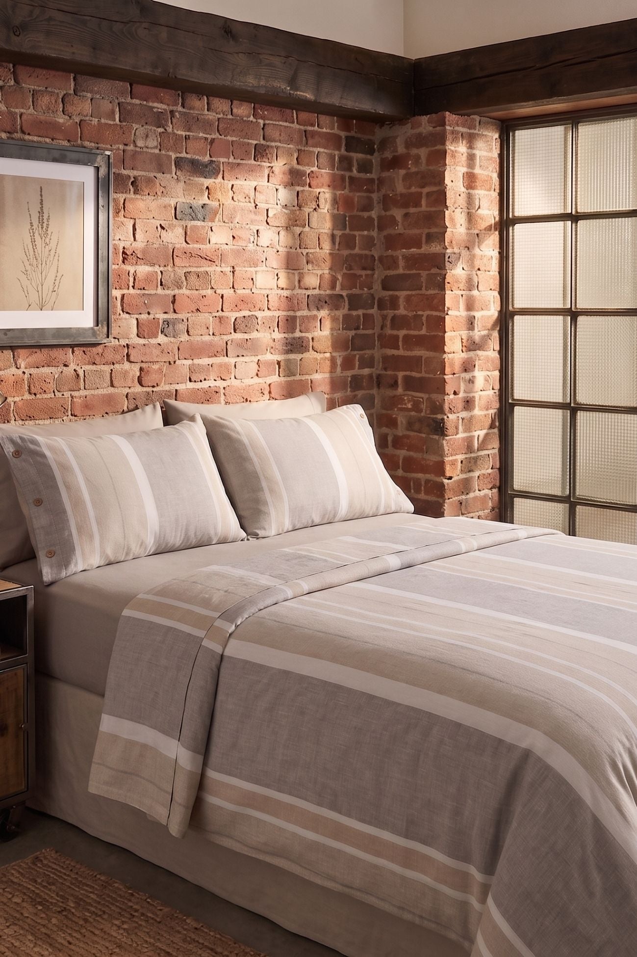 Matilde Completo Letto Sabbia var80