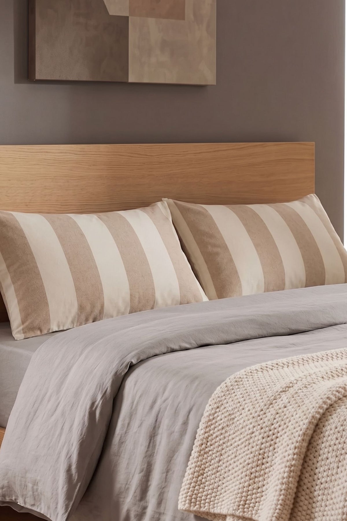 Natura Coppia Federe Ermes Beige