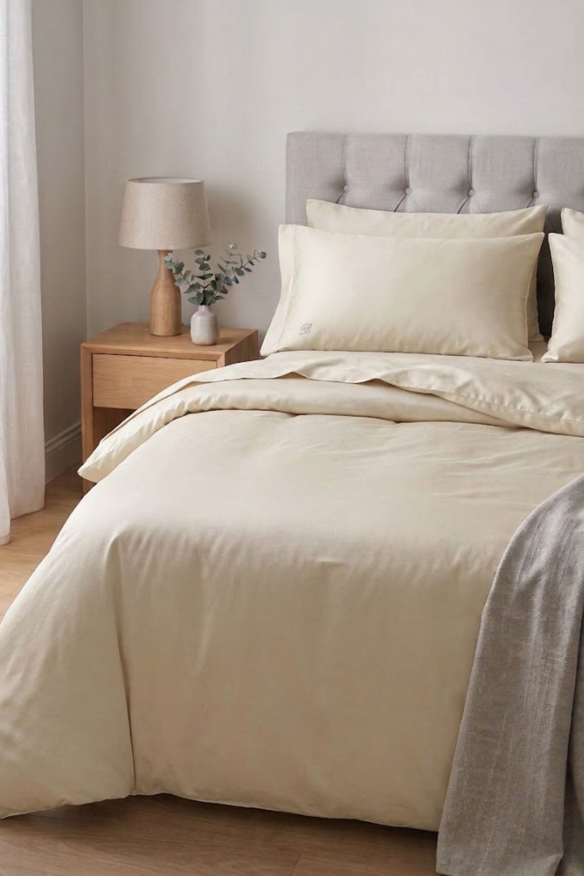 Samira Duvet Cover Set Sepia