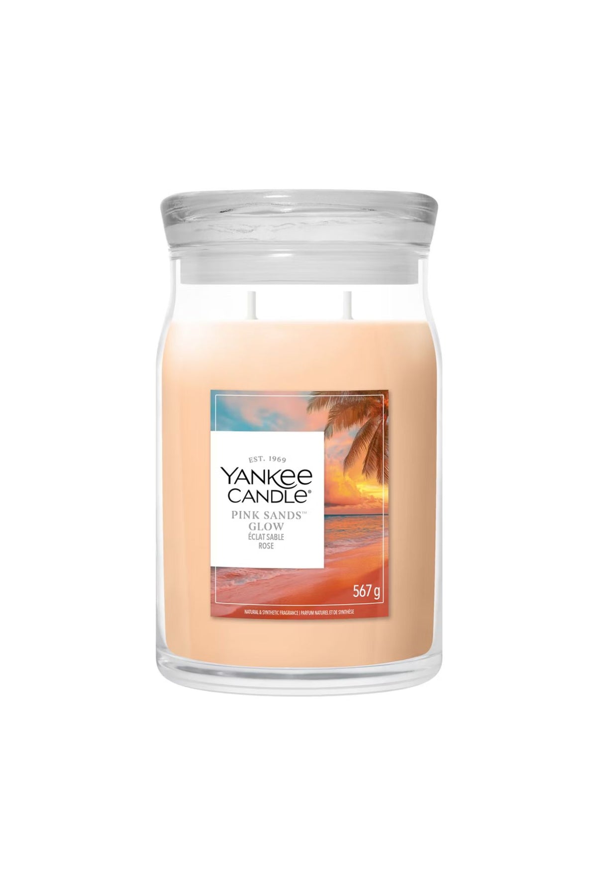 Pink Sands Glow Candela Giara Signature Grande