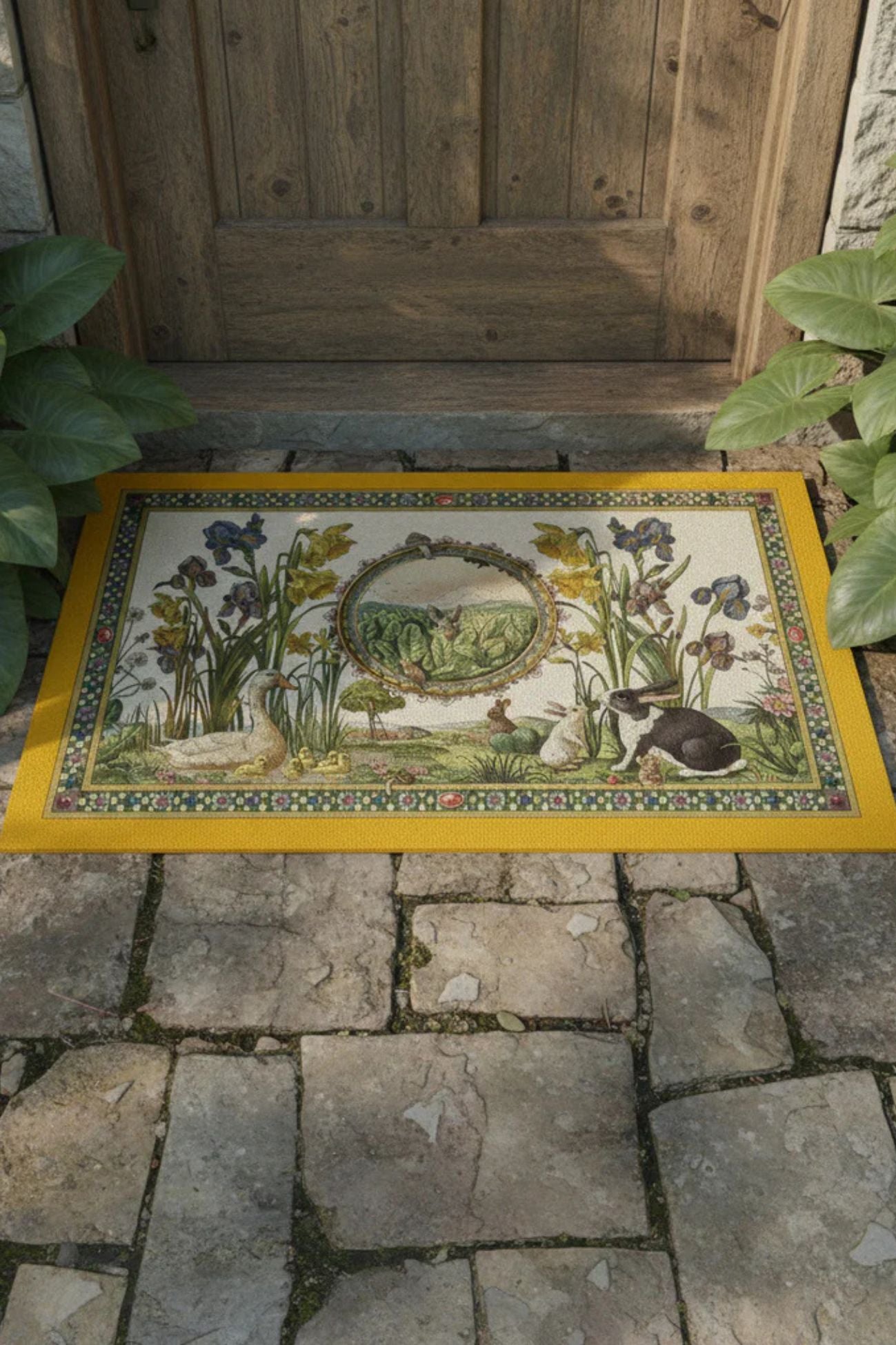 Bunny Garden Tappetino
