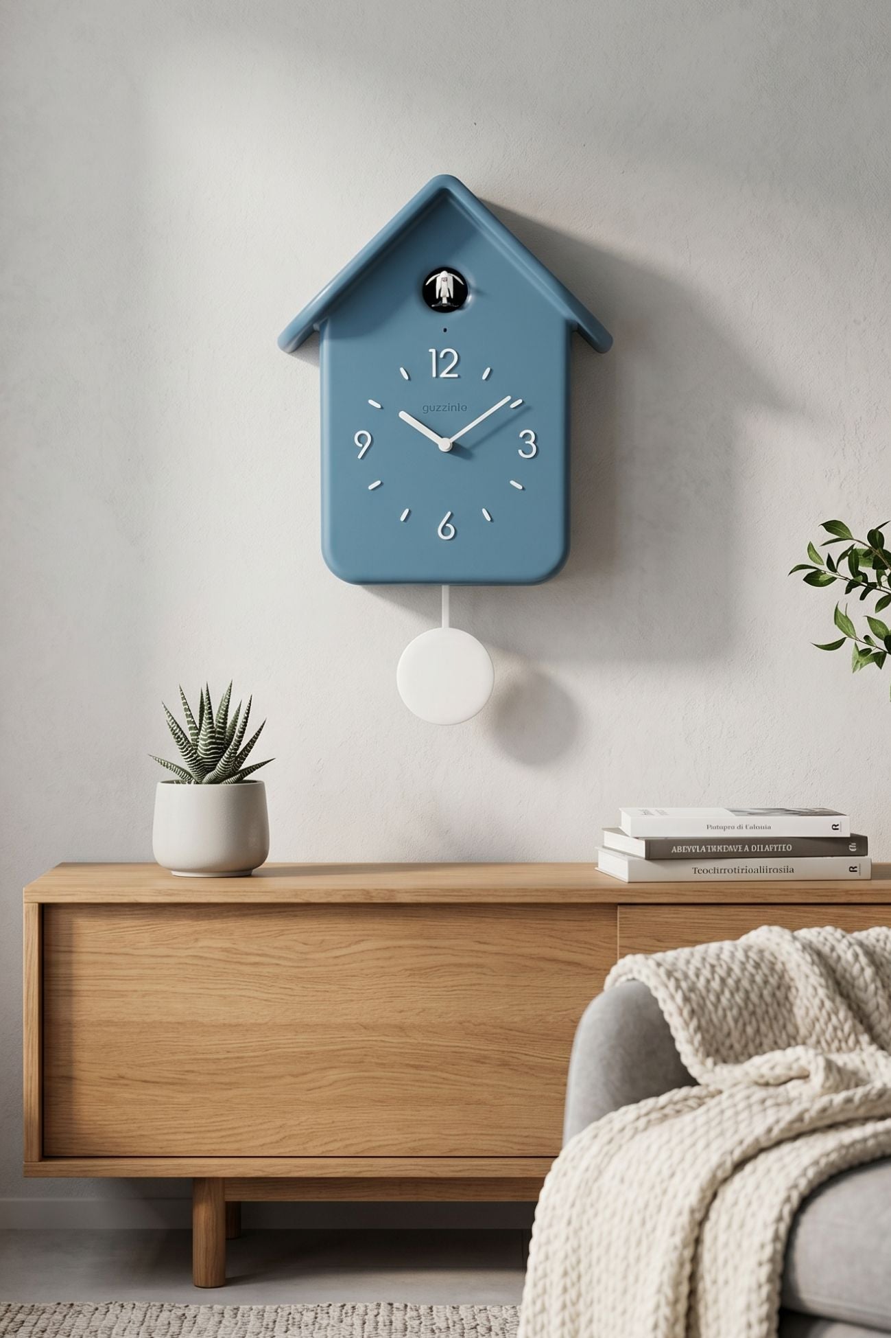 QQ Orologio Blu Ceruleo