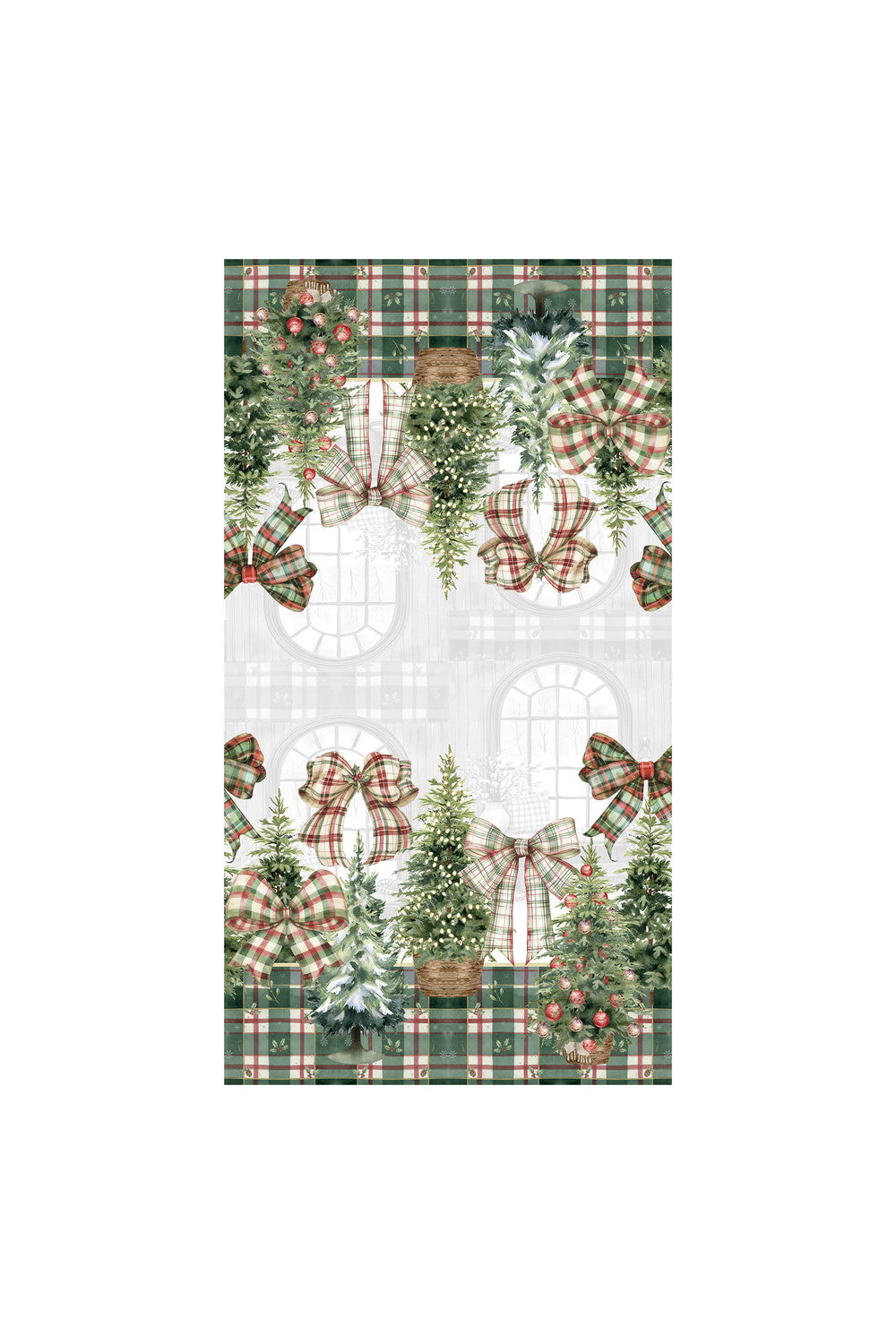 Natale In Salotto Runner Fiocchi