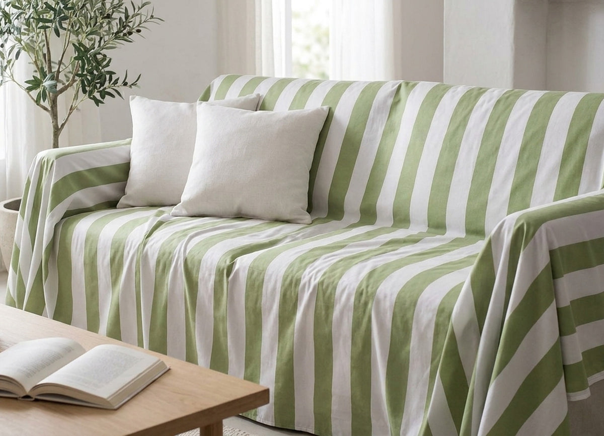Pic-Nic Telo Arredo Righe Verde