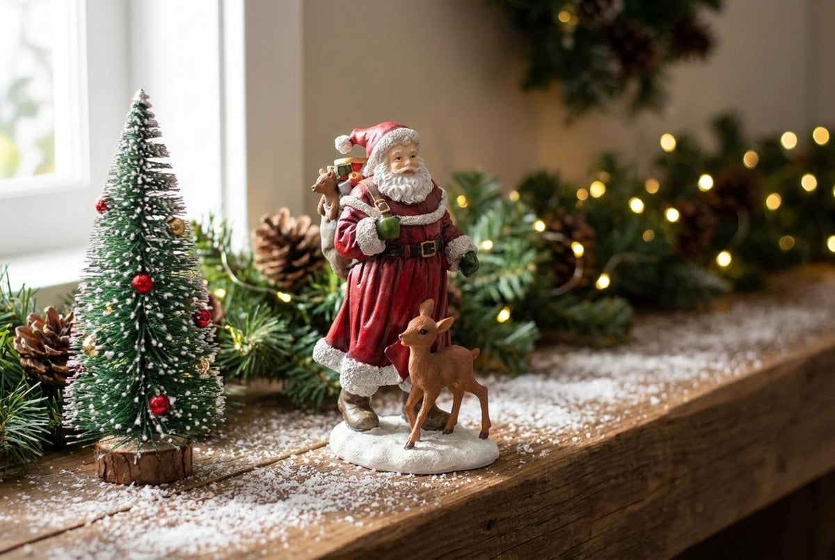Delicious Christmas Babbo Natale Renna In Piedi - Orizzontale