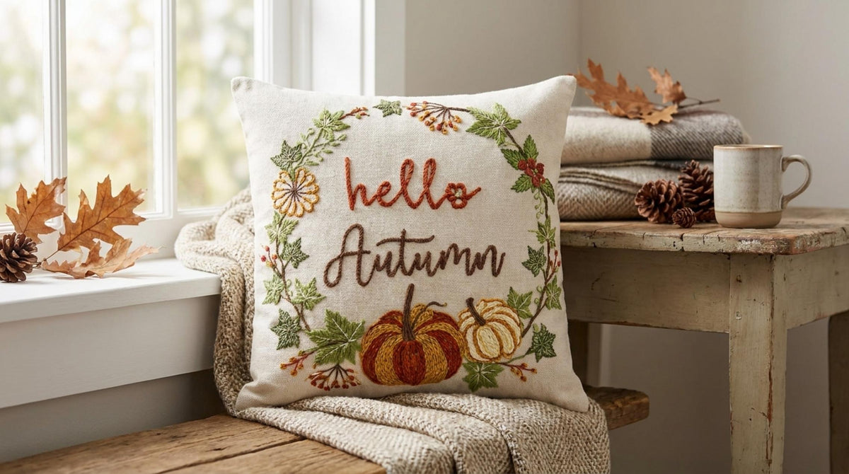 Amber Cuscino Quadrato Hello Autumn - Orizzontale