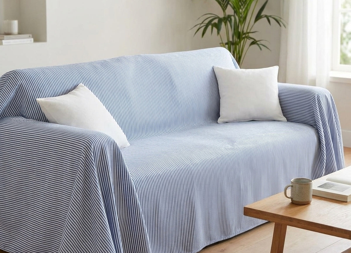 Ring Telo Arredo 2 Piazze Bluette