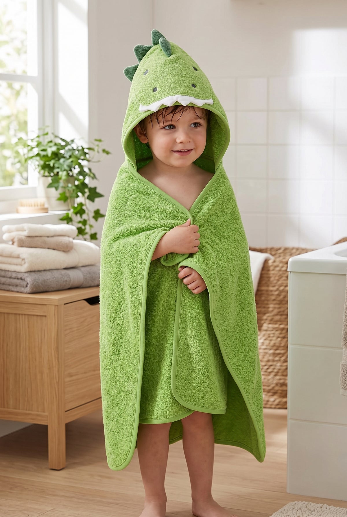 Flop Accappatoio Triangolo Baby Verde