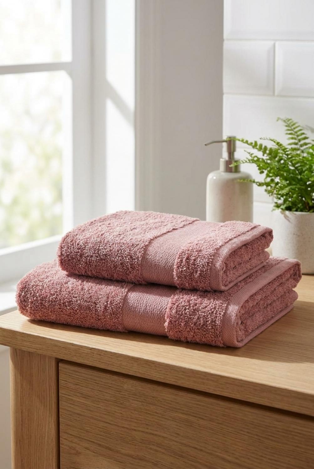 Jolie Coppia Spugna Rosa Antico