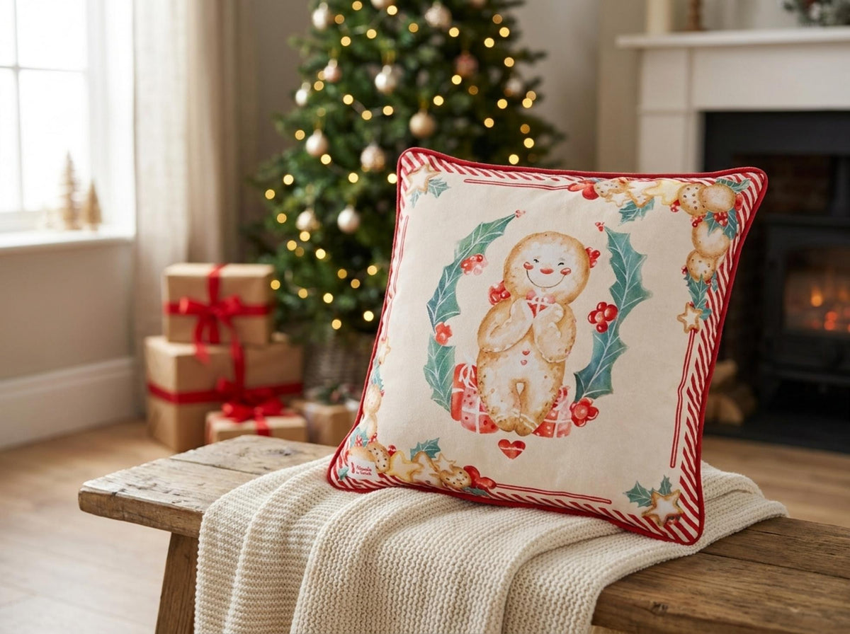 Delicious Christmas Cuscino Zenzero - Orizzontale
