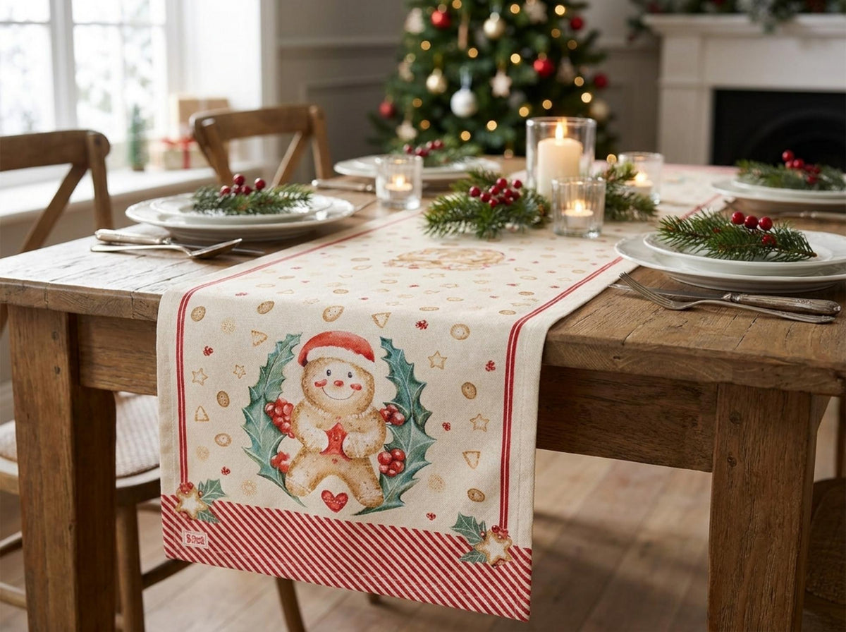 Delicious Christmas Runner Zenzero - Orizzontale