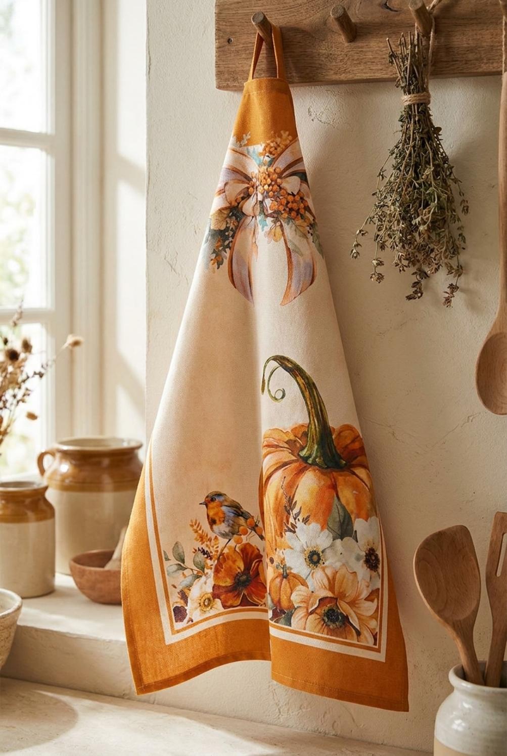 Racconti D'Autunno Canovaccio Zucca Con Fiocco