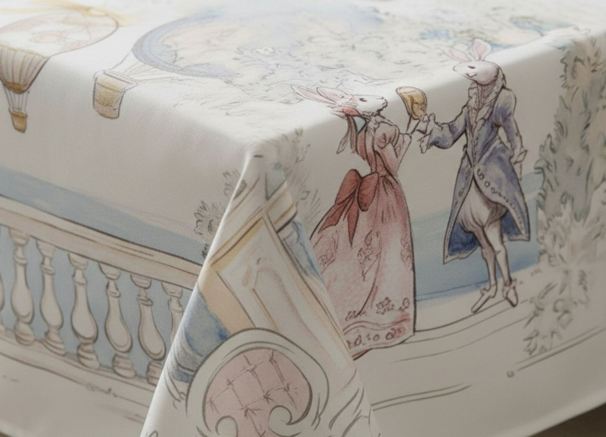 Rococo Tablecloth with Lace