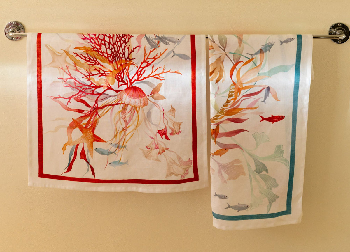 Ondiva Tea Towel Blue