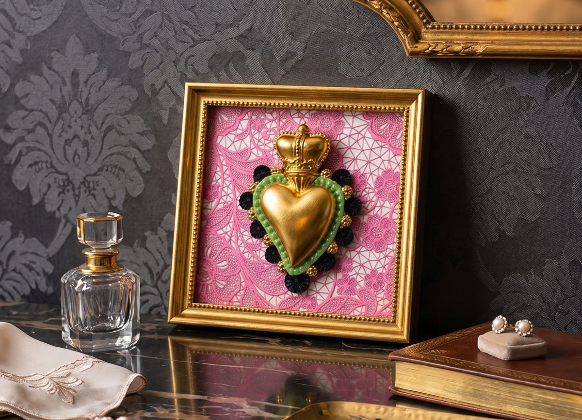 Ton Coeur Square Frame Pink and Black