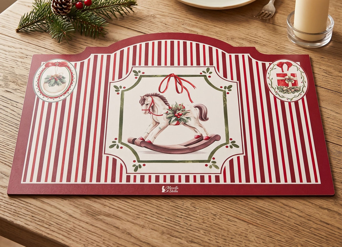 Magic Noel Red Vinyl Placemat