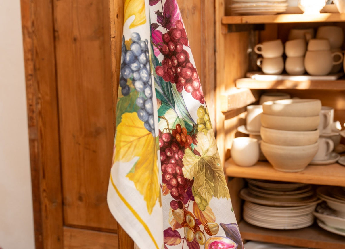 Vindemia Tea Towel Purple