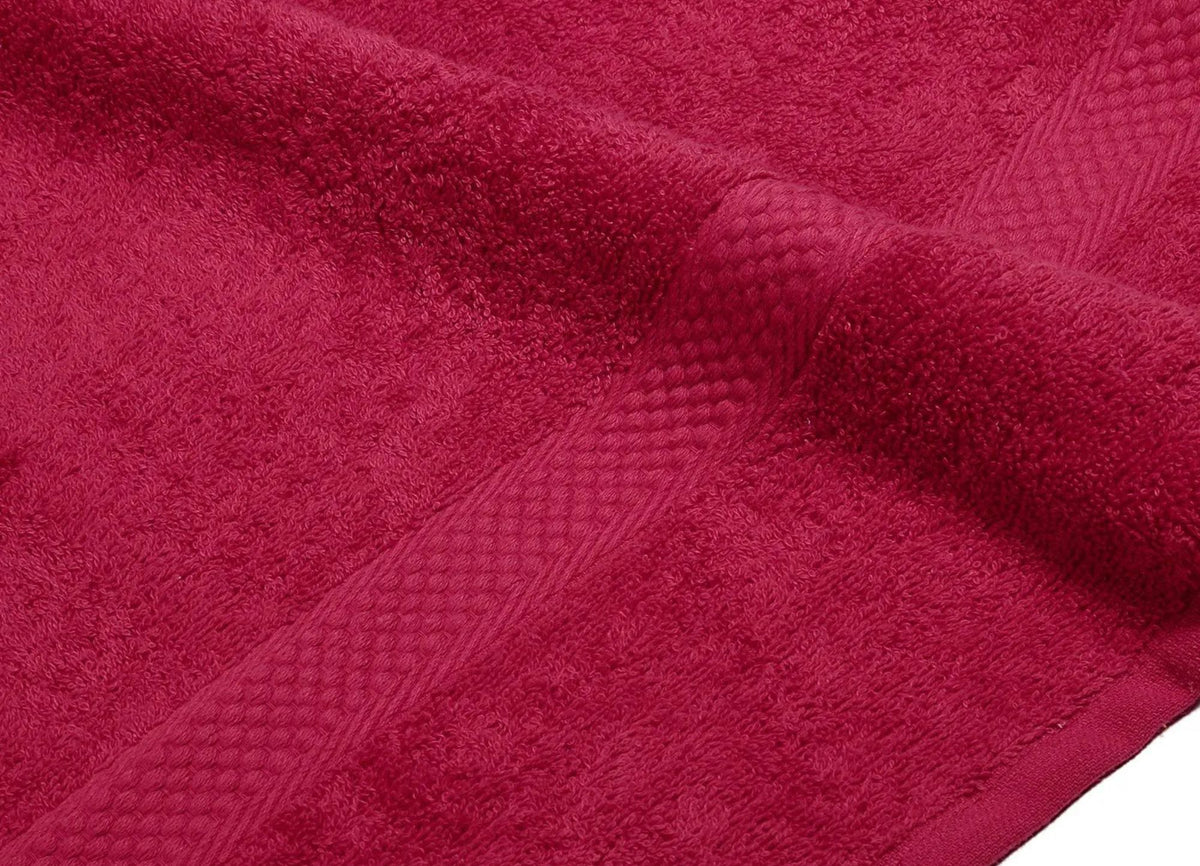Minorca Burgundy Bath Sheet