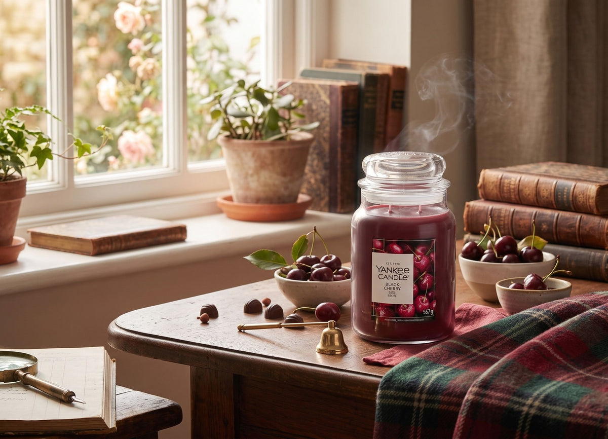 Black Cherry Jar Candle
