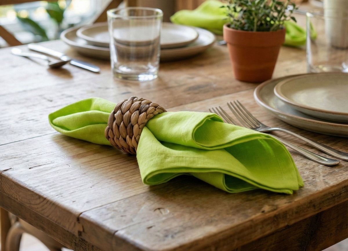 Tiziano Napkin Lime