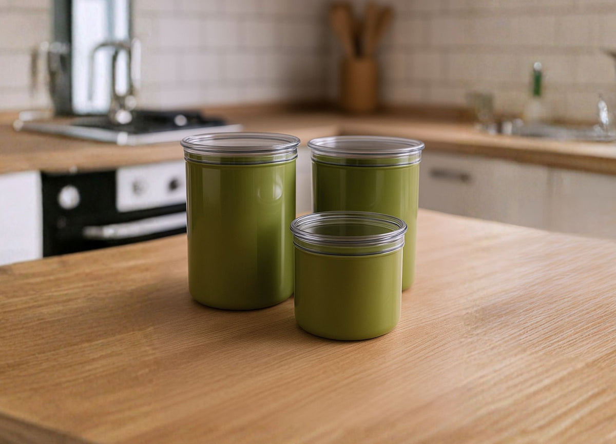 Chef Line Green Jars