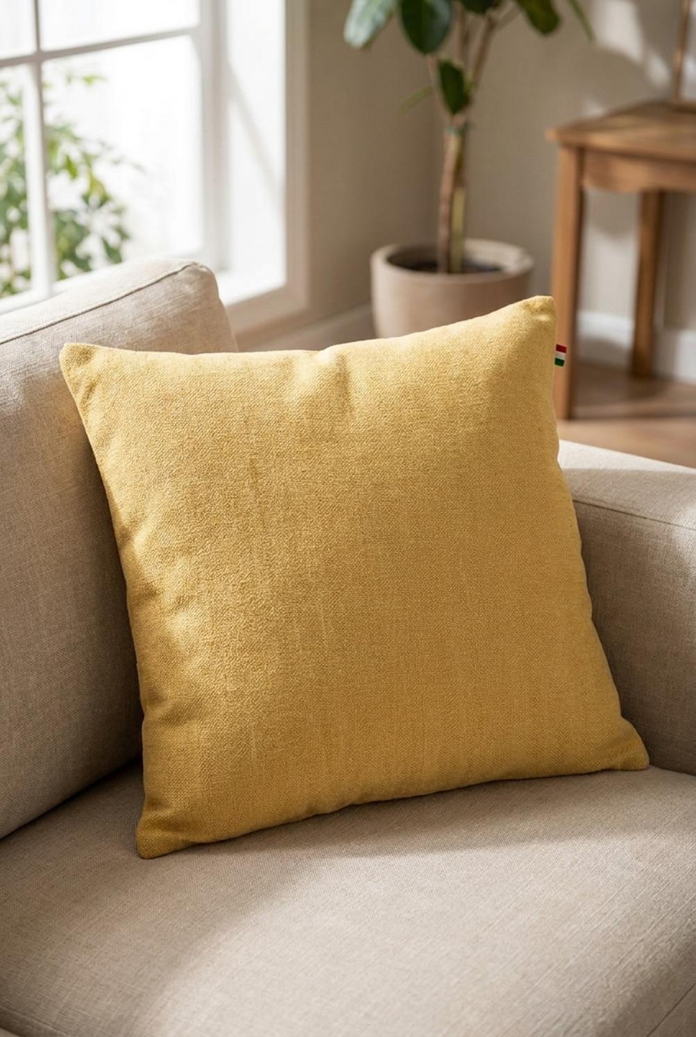 Canapé Federa Copricuscino 44x44 Giallo