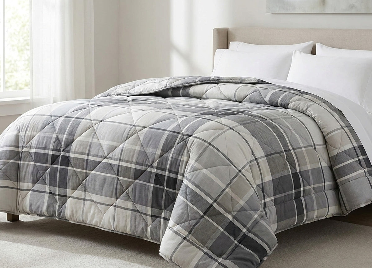 Madison Trapunta Invernale Plaid Ostrica