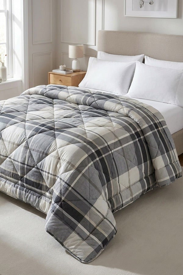 Madison Trapunta Invernale Plaid Ostrica