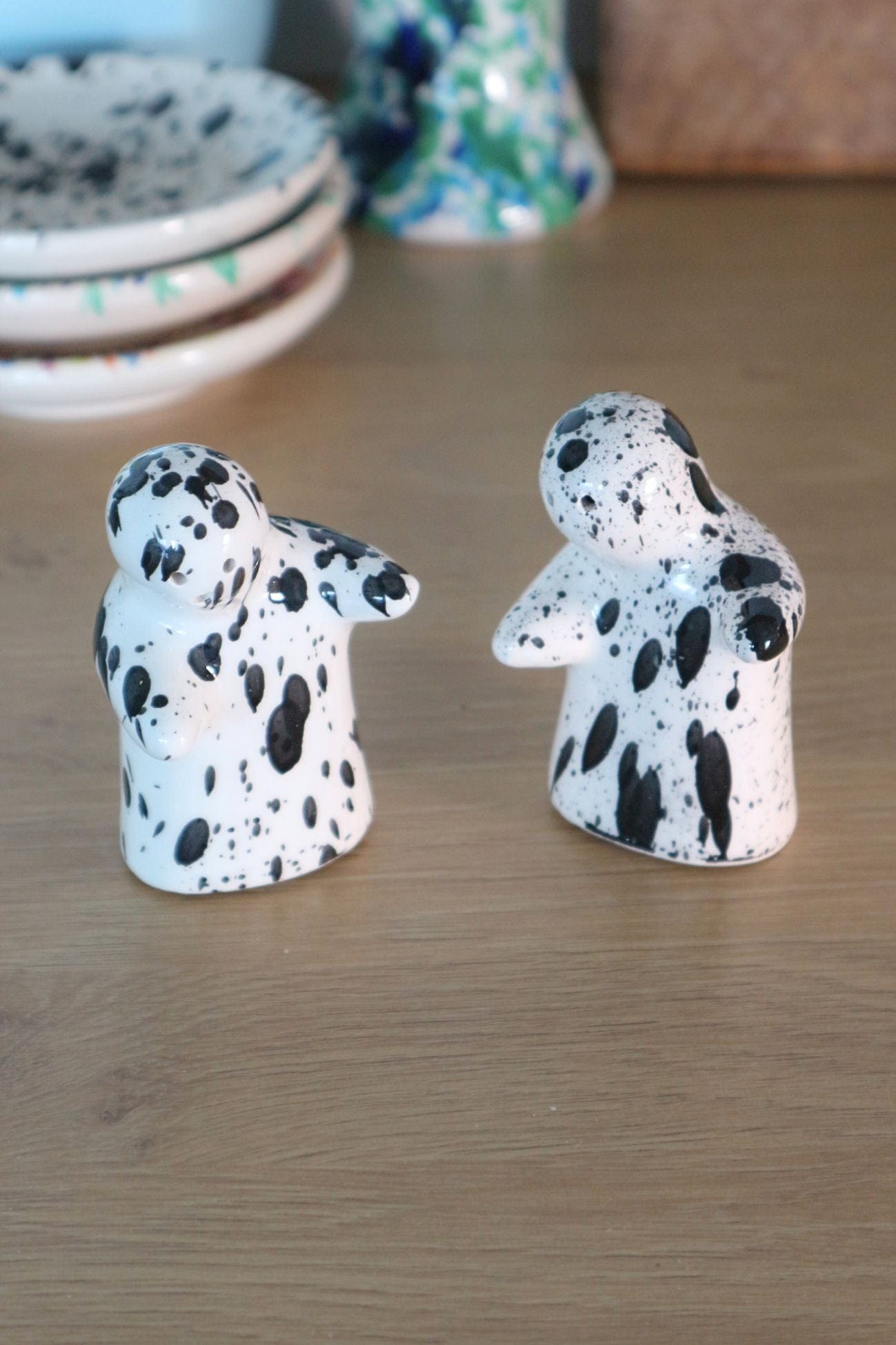 Alfar Tierra Cocida Galaxy Galaxy - Saliera e pepiera in ceramica artigianale fatti in Spagna
 | Alfar Tierra Cocida