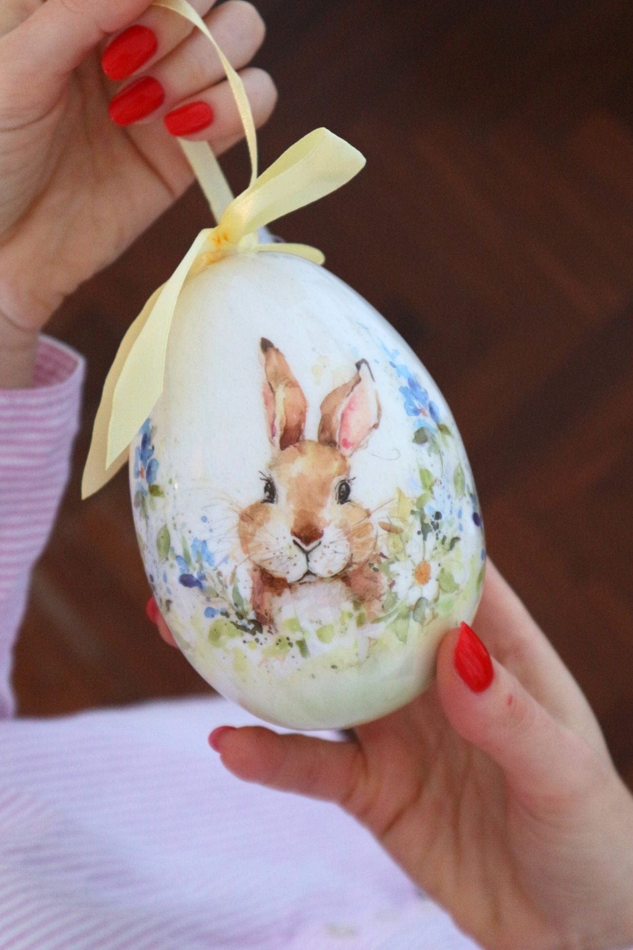 Blanc MariClo' Aminta Aminta - Ciondolo decorativo pasquale con fiocco giallo in plastica | Blanc MariClo'