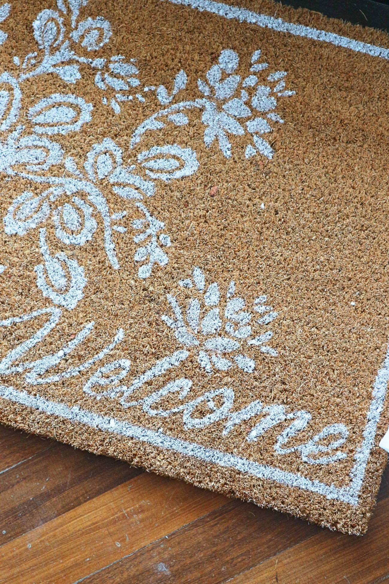 Blanc MariClo' Bienvenue Bienvenue - Zerbino in fibra di cocco 60x40 | Blanc MariClo'