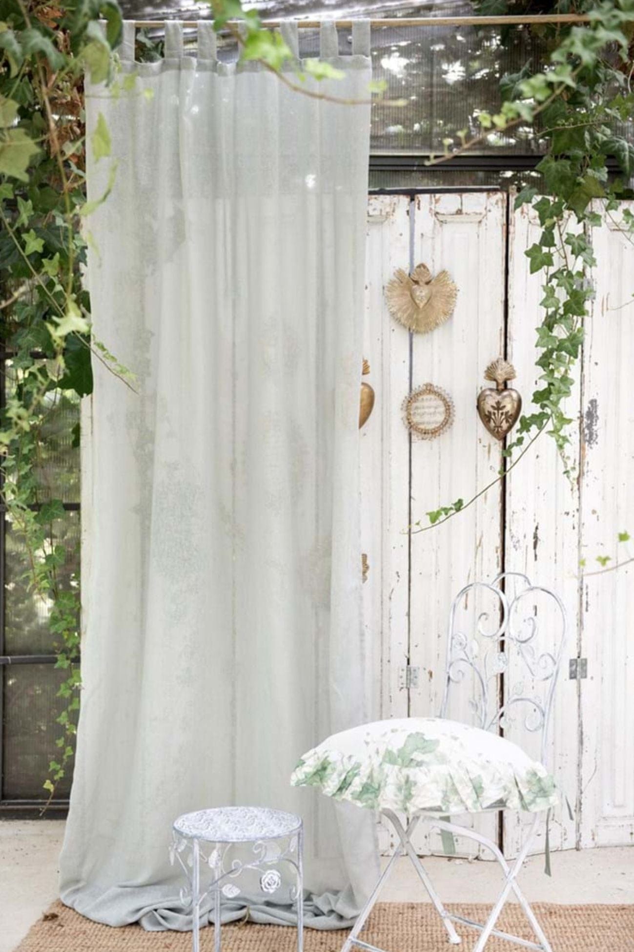 Blanc MariClo' Birkin Birkin - Tenda in misto lino 290x140 | Blanc MariClo'