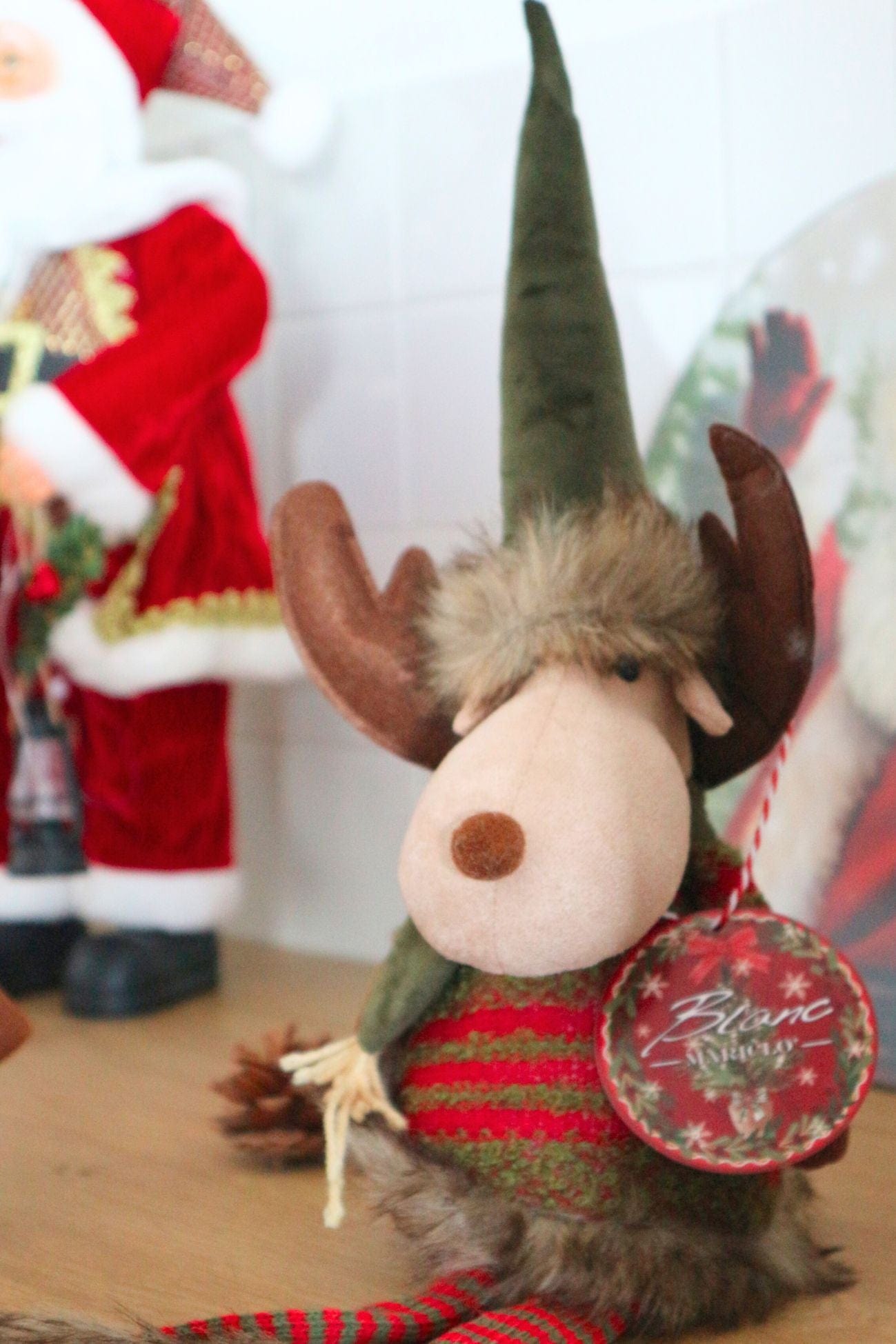 Blanc MariClo' Bosco Incantato Bosco Incantato - Renna natalizia con piedini penzolanti | Blanc MariClo'