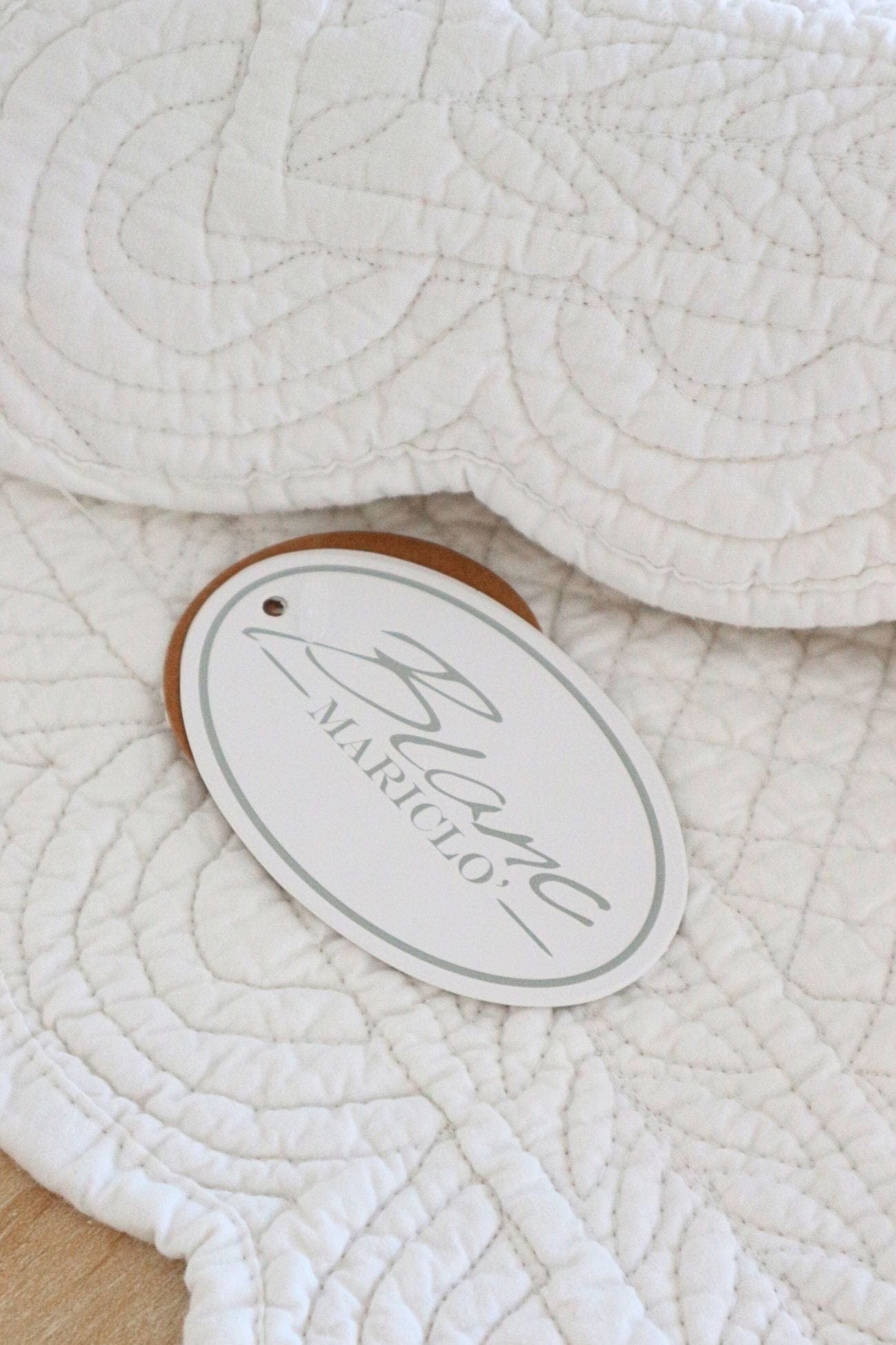 Blanc MariClo' Carmen Carmen - Tovaglietta americana rettangolare in cotone bianca | Blanc MariClo'