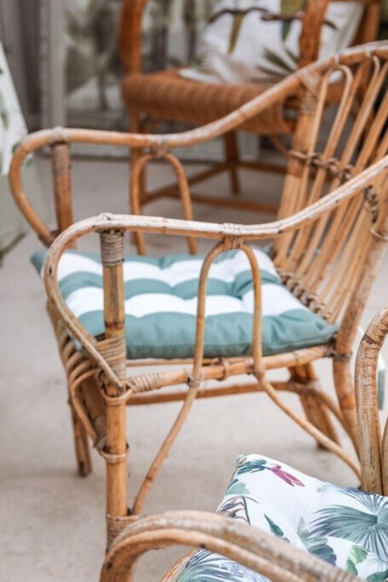 Blanc MariClo' Cocorita Cocorita - Cuscino da sedia imbottito in poliestere | Blanc MariClo'