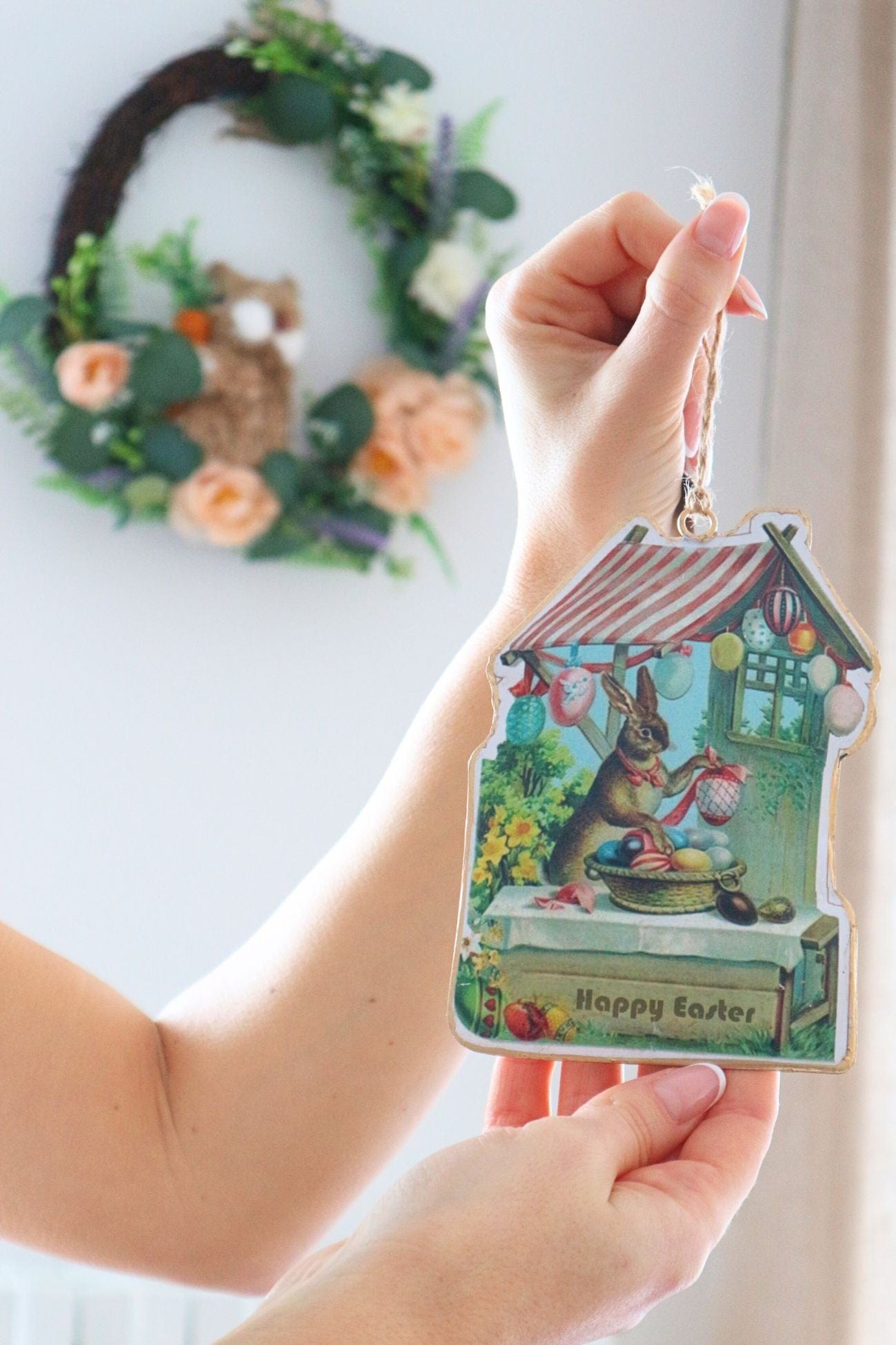 Blanc MariClo' Corelli Corelli - Corelli Collection - Ciondolo decorativo pasquale in metallo double face | Blanc MariClo'