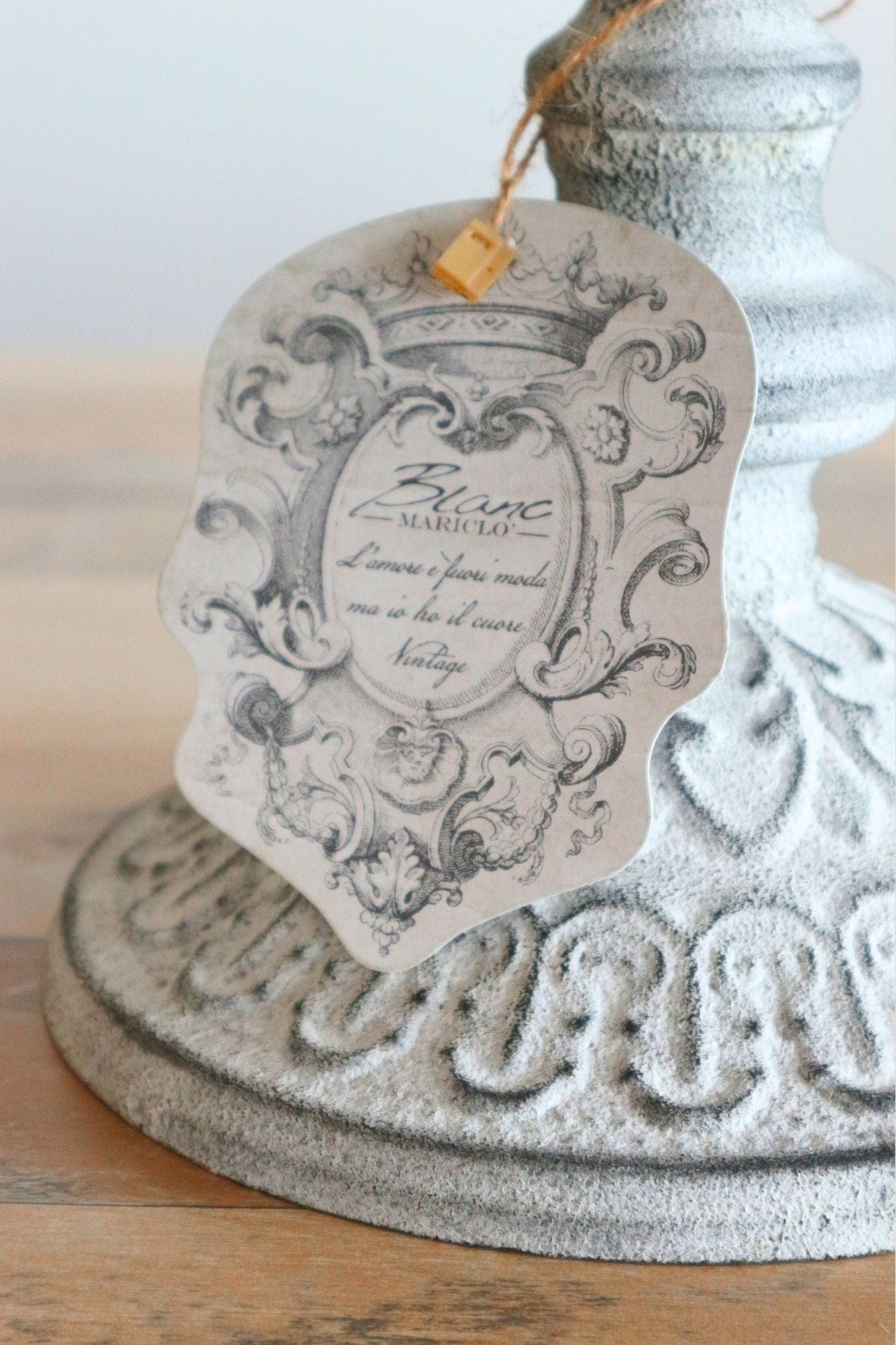 Blanc MariClo' Eleusi Eleusi - Eleusi - Alzatina in ferro in stile shabby | Blanc MariClo'