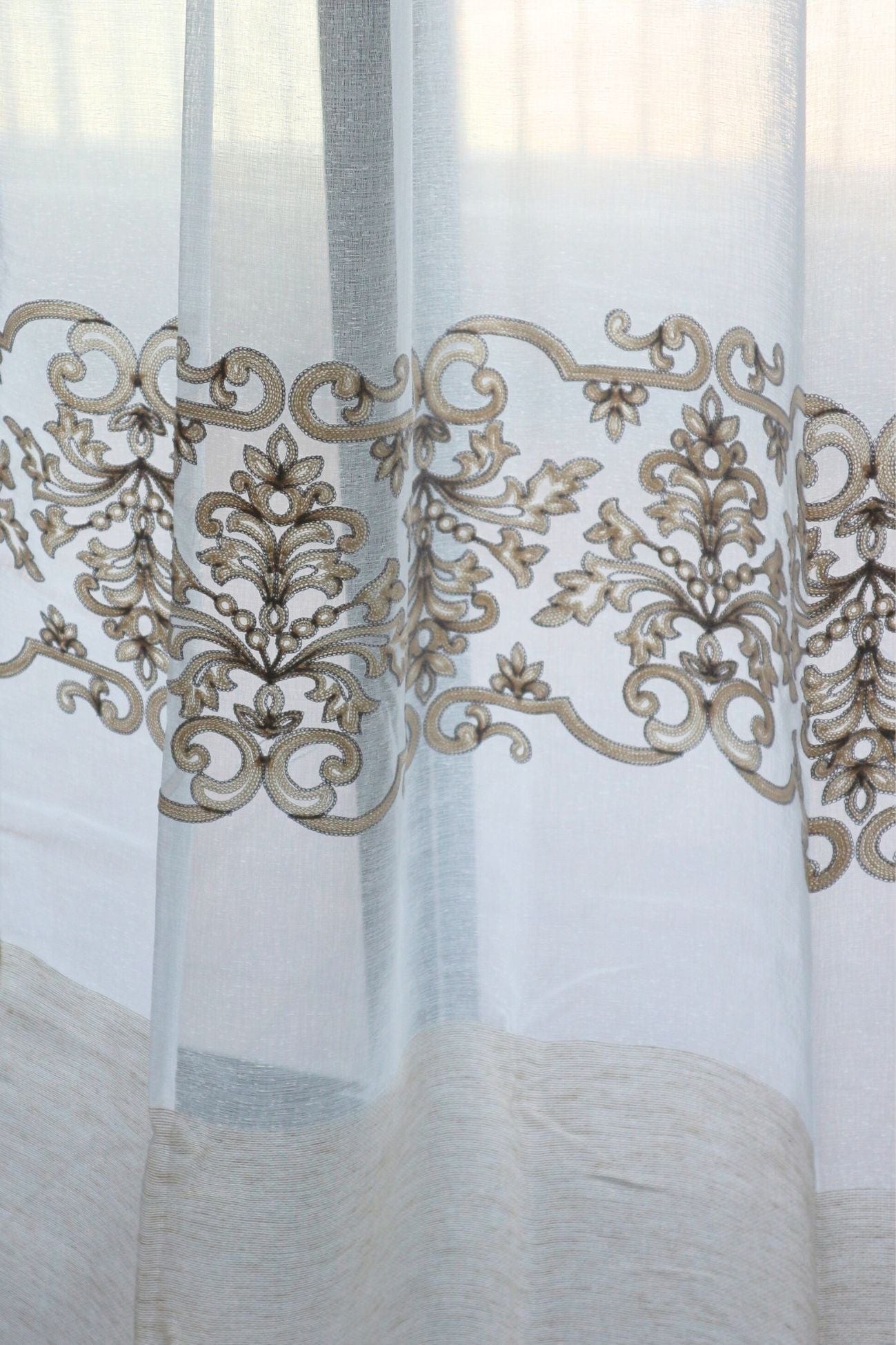 Blanc MariClo' Euforia Euforia - Tenda in stile shabby con passanti 290x150 | Blanc MariClo'