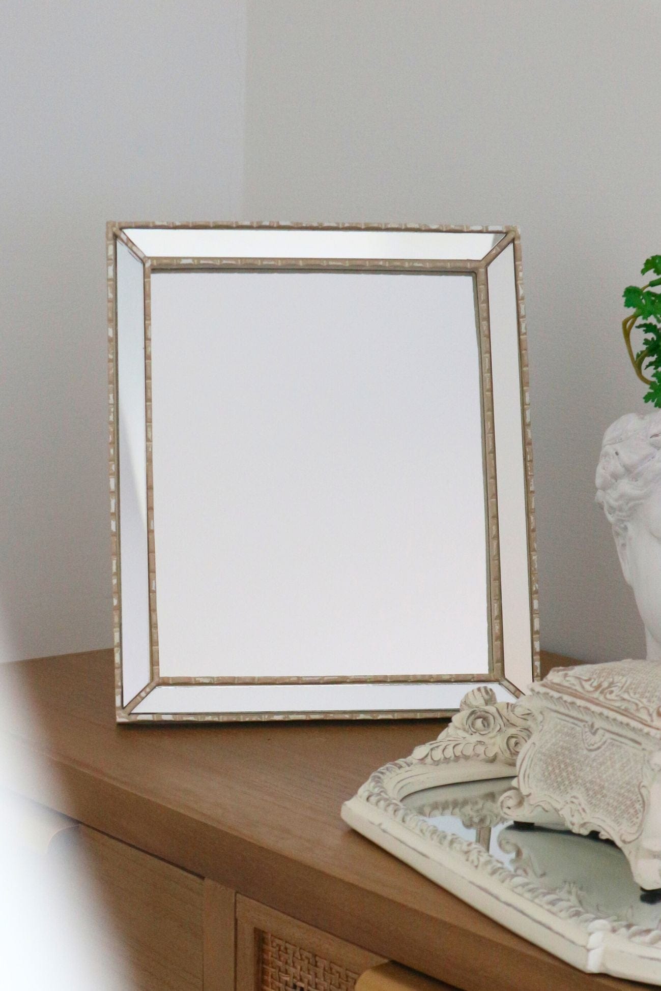 Blanc MariClo' Gipsoteca Gipsoteca - Gipsoteca - Specchio decorativo da tavolo in resina | Blanc MariClo'