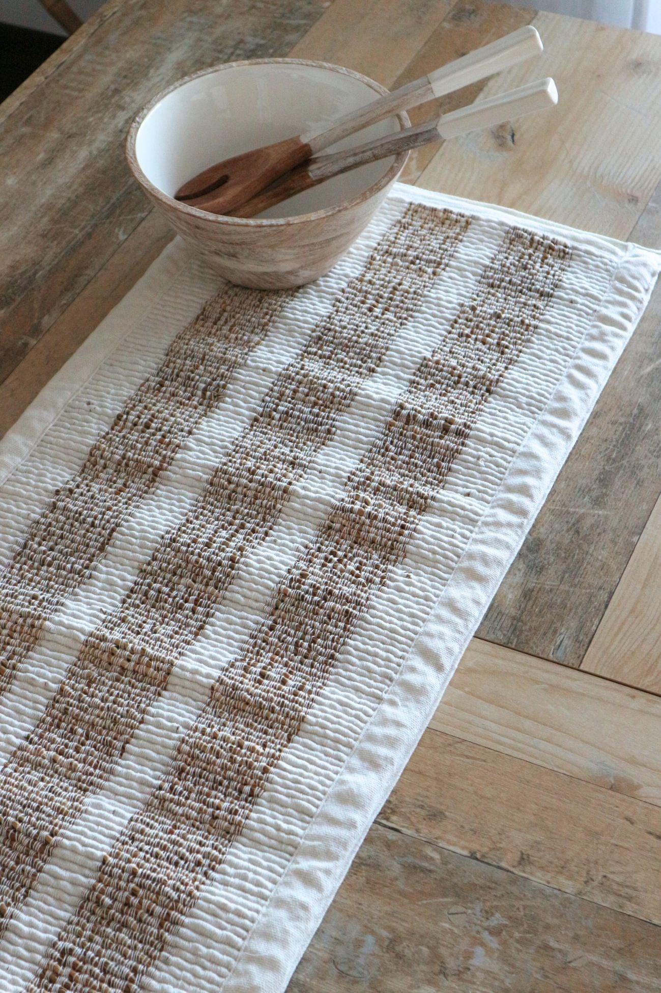 Blanc MariClo' Intrecci Intrecci - Runner centrotavola in sea grass naturale | Blanc MariClo'