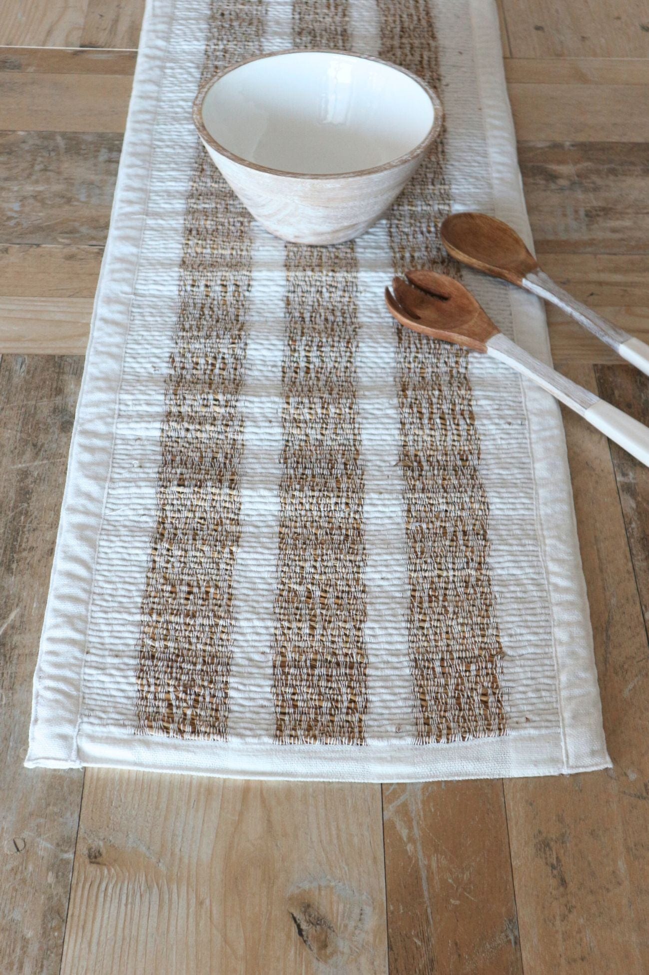 Blanc MariClo' Intrecci Intrecci - Runner centrotavola in sea grass naturale | Blanc MariClo'