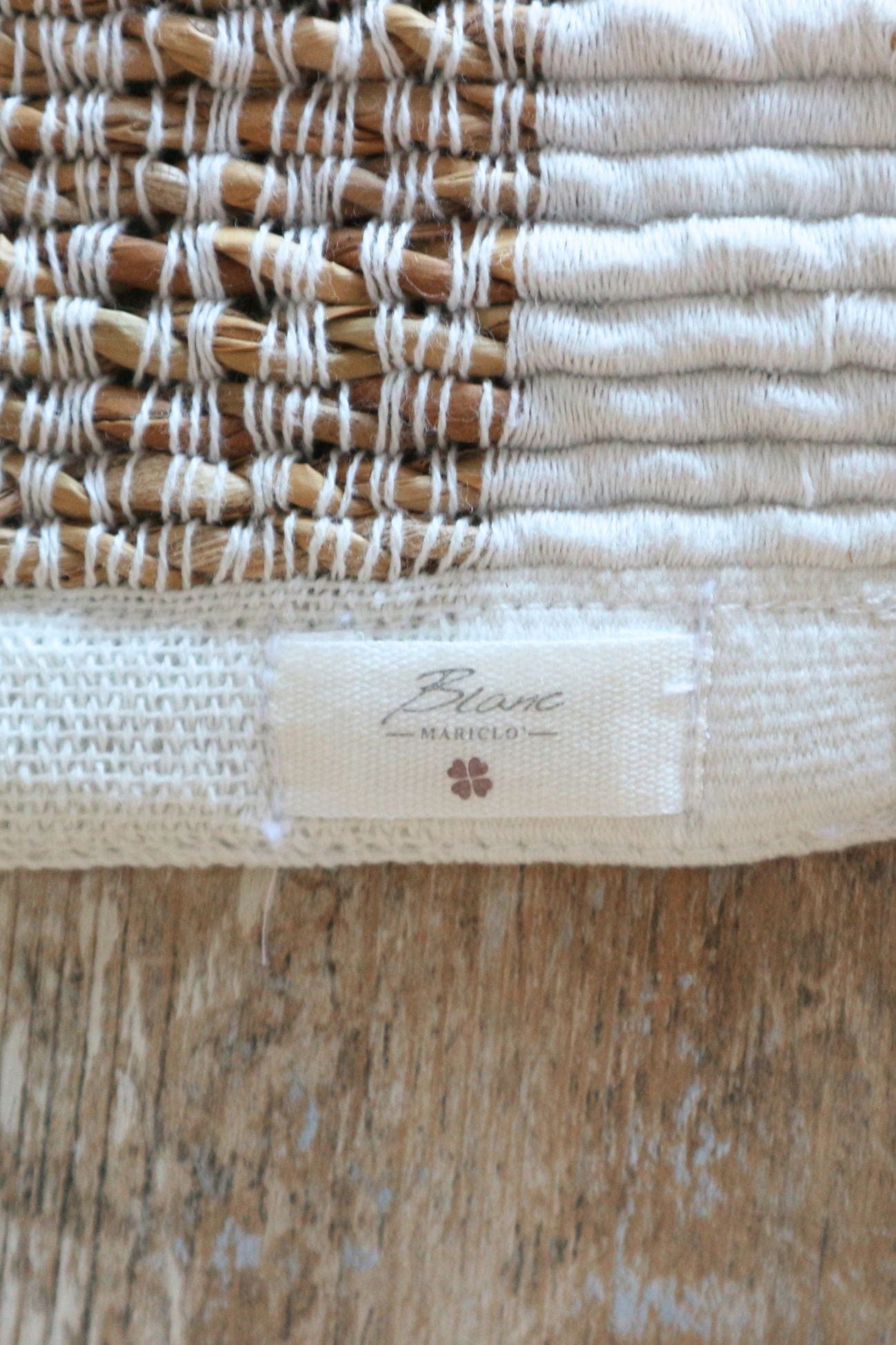 Blanc MariClo' Intrecci Intrecci - Runner centrotavola in sea grass naturale | Blanc MariClo'